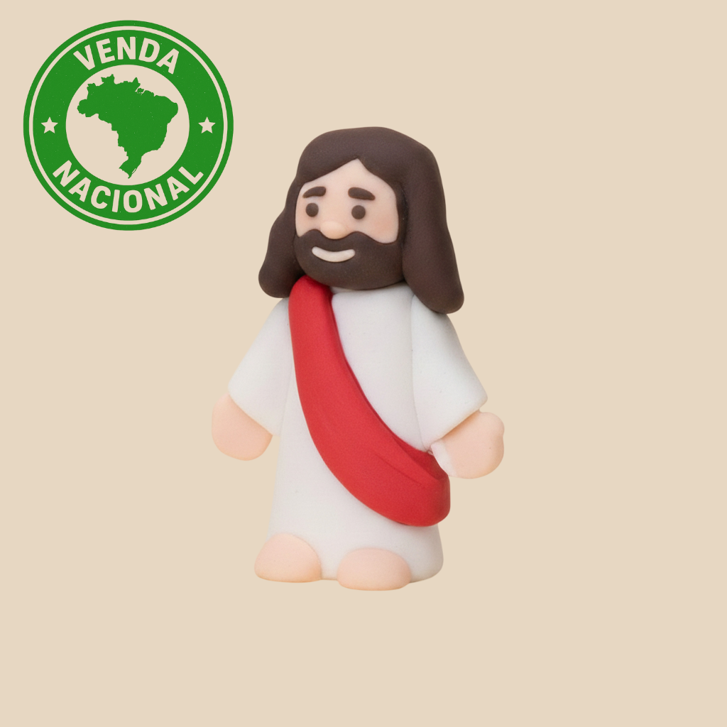 Um (01) Mini Jesus Miniatura Sem Escrita | Boneco Jesus Decoração Lembrancinha Religiosa Tiny Jesus
